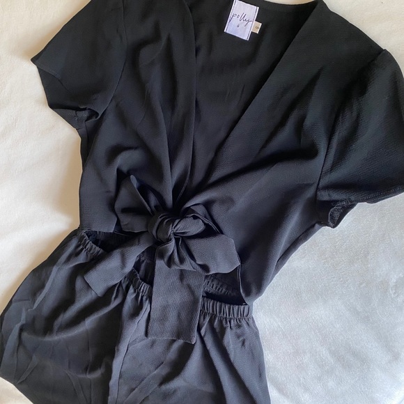 Princess Polly Sahara Tie Front Romper Playsuit - Picture 6 of 6